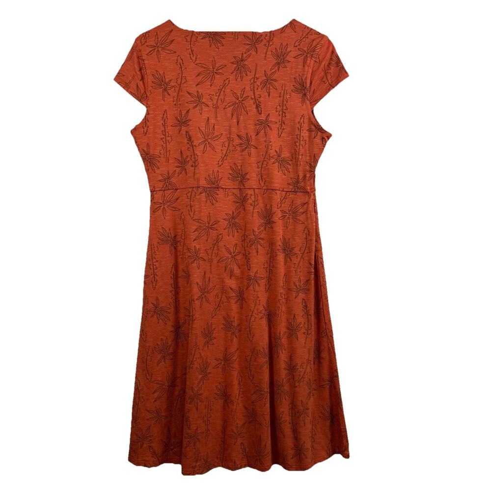 Toad & Co NWT Rosemarie Floral Dress Medium Organic Cotton Sustainable Outdoor - Picture 7 of 11